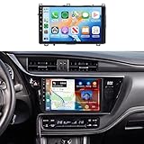 Android 15 4G+64G Radio for Toyota Corolla 2017 2018 2019 Car Stereo with Wireless Carplay Android Auto,5.0 Bluetooth DSP 32EQ,9inch 1280x720P IPS Touch Screen,FM/RDS GPS WiFi IP69K AHD Backup Camera