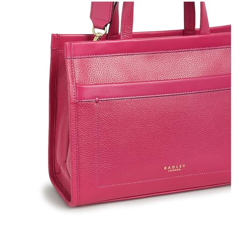 Image of RADLEY London Alba Place Women's Small Leather Ziptop Satchel Bag | Small