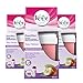Veet EasyWax - Recharges de Cire Chaude Epilation 50ml - Bras & Jambes - Beurre de Karité (3 Recharges)