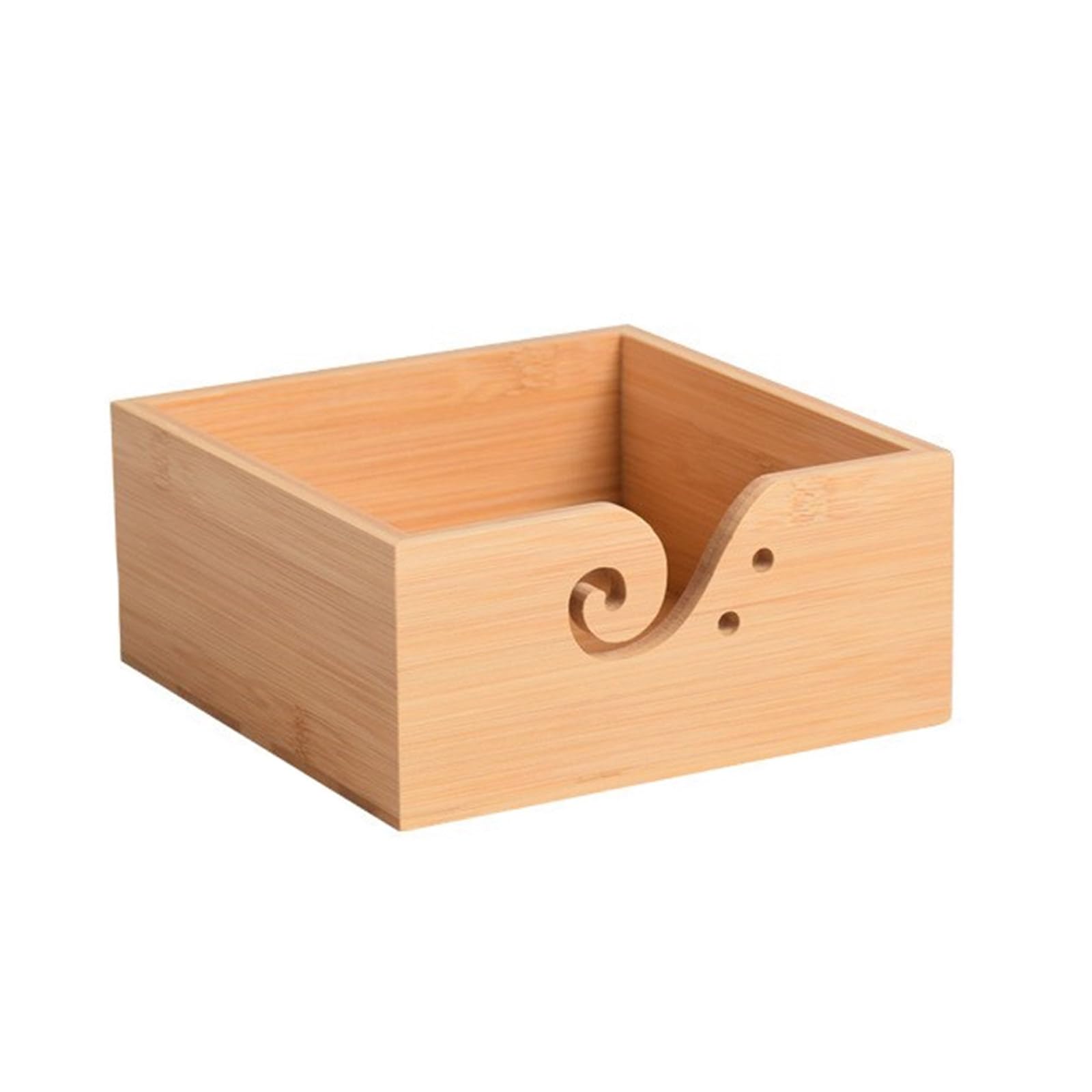 Kalttoy Knitting Bowl Yarn Bowl with Lid Wool Holder Yarn Storage Wool Storage Knitting Supplies Practical Holder Square with Lid