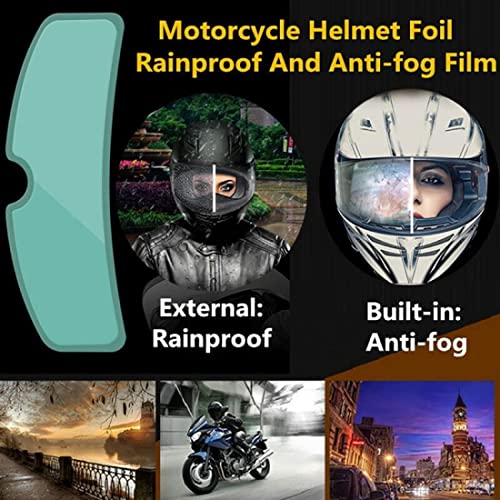 Ming Zhen Universal Photochromic Helmet Shield Anti Fog Film,Rain-Proof And Anti-Fog 2In1 Clear Visor Helmet Lens Sticker,Motorcycle Visor Anti Fog Film #TOP3