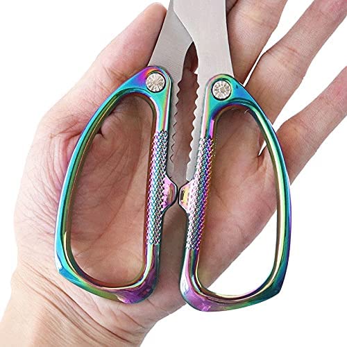 Professionelle Küchenschere, 1 Stück, professionelle, starke Nähschere, 20,3 cm, Schere für Haushalt, Büro, Küche (A)