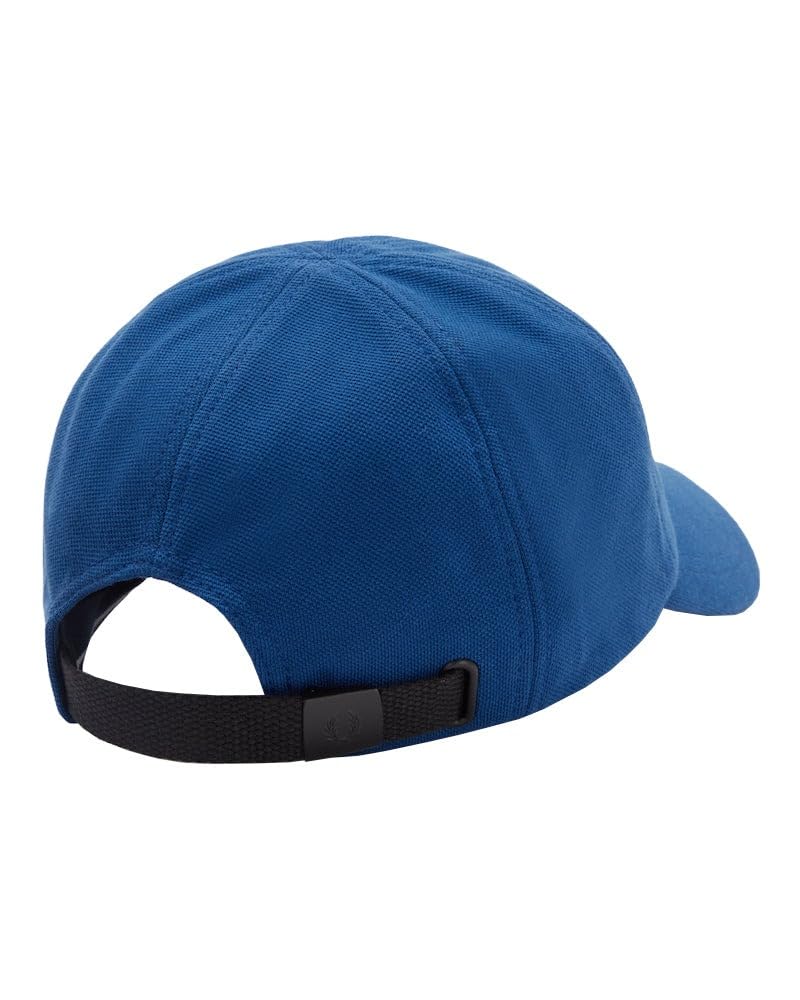Fred Perry Cappello da baseball unisex unisex Colblt blu classico HW1650 Piqué taglia unica, Colbalt ombreggiato, Taglia unica