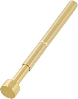 Aexit 100Pcs 4mm Audio & Video Accessories Flat Tip 33.85mm Length Spring Test Connectors & Adapters Probe Pin