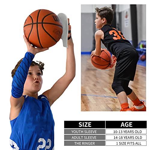 Skabod Basketball Shooting Trainer Aid Shot Trainer Training Aids， Eliminate Off Hand Interference ，Suitable For (Children And Adults) Left And Right Handed Basketball Training Equipment #TOP1