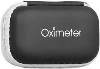 Pulse Oximeter Case, Hard Storage Case, Portable Finger Pulse Oximeter Protective Case Storage Bag Hard Holder Tool, Hard Storage Case for Pulse Oximeter Blood Oxygen Saturation Monitor