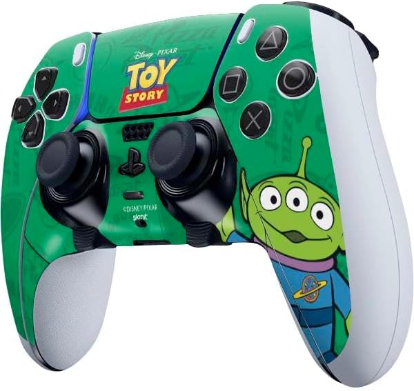 Miniatura 2 de Skinit Decal Gaming Skin Compatible with PS5 DualSense Edge Pro Controller - Officially Licensed Disney Toy Story Alien Design