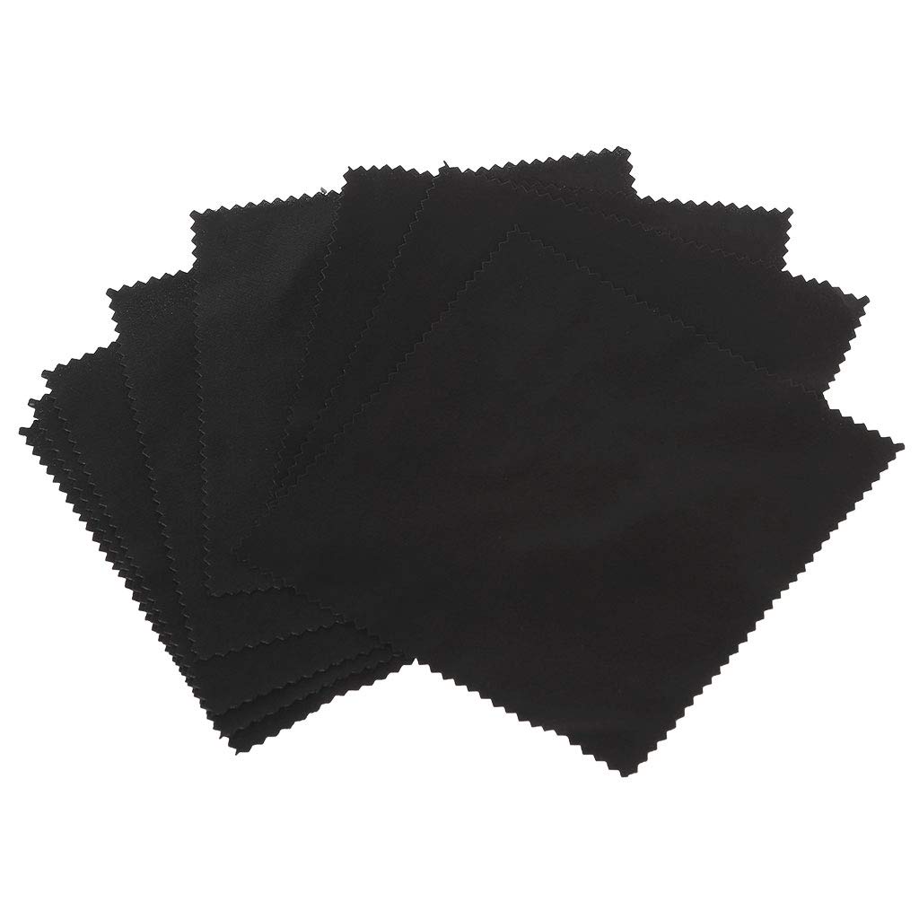 100 unidades de gafas de tela para gafas, lentes de limpieza de microfibra, lentes de microfibra antivaho, paños de limpieza