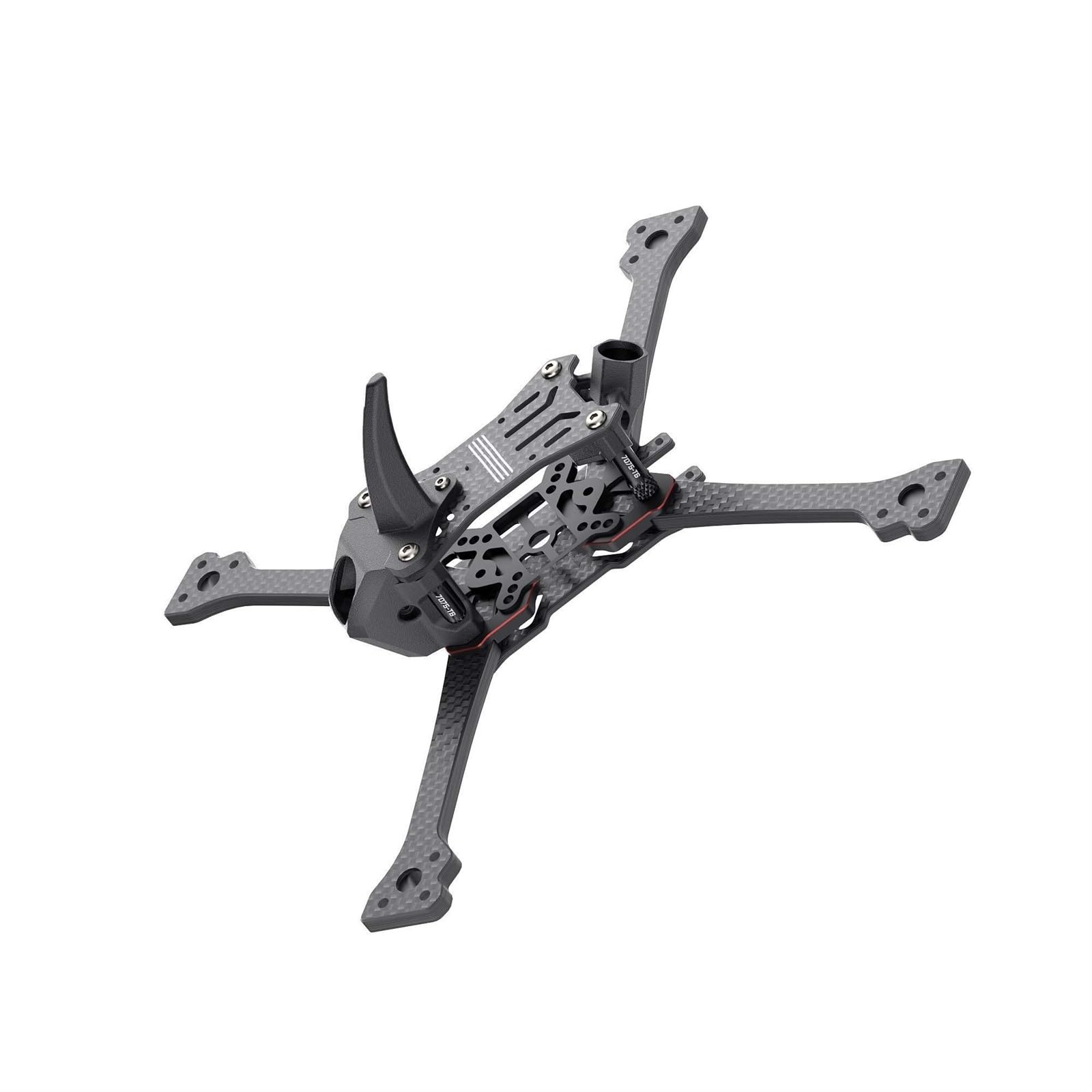 IWBR GEP-Racer FPV Kit telaio X Design della struttura Interasse da 5 pollici 208 mm compatibile HDZero HD VTX for drone da corsa (Size : Sliver)