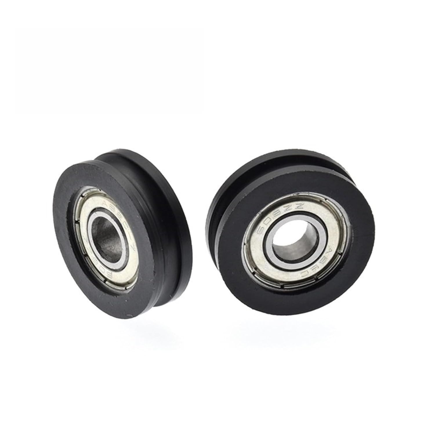 Plastic Coated Bearing 608ZZ 8 * 29.5 * 9mm POM Roller Concave Wheel Nylon Pulley Bore Size 4mm Diameter 29.5mm