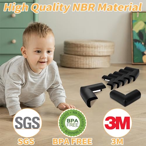 image for YIIFELL 16 Pack Soft Corner Protector Baby, Baby Proofing Corner Guard