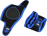 Manoplas de gimnasio de neopreno de color azul, talla única, se venden en pares. Características: mayor adherencia, neopreno de 3 mm, sistema antideslizante y cierre de velcro, capacidad de sujeción superior, mancuernas y levantamiento de pesas, correa de muñeca con cierre de velcro, talla única, se vende en pares, ver más abajo para más información