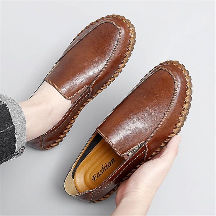 Men's Loafers Lightweight Driving Shoes Slip On Casual Penny Loafers Sandals Closed Toe Breathable Lightweight Sandals3