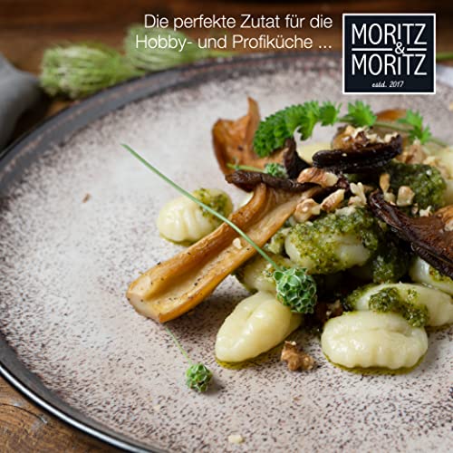 Moritz & Moritz zestaw Vida 6 talerzy obiadowych w kolorze beżowym. Porcelana nadaje się do mycia w zmywarce i używania w kuchence mikrofalowej