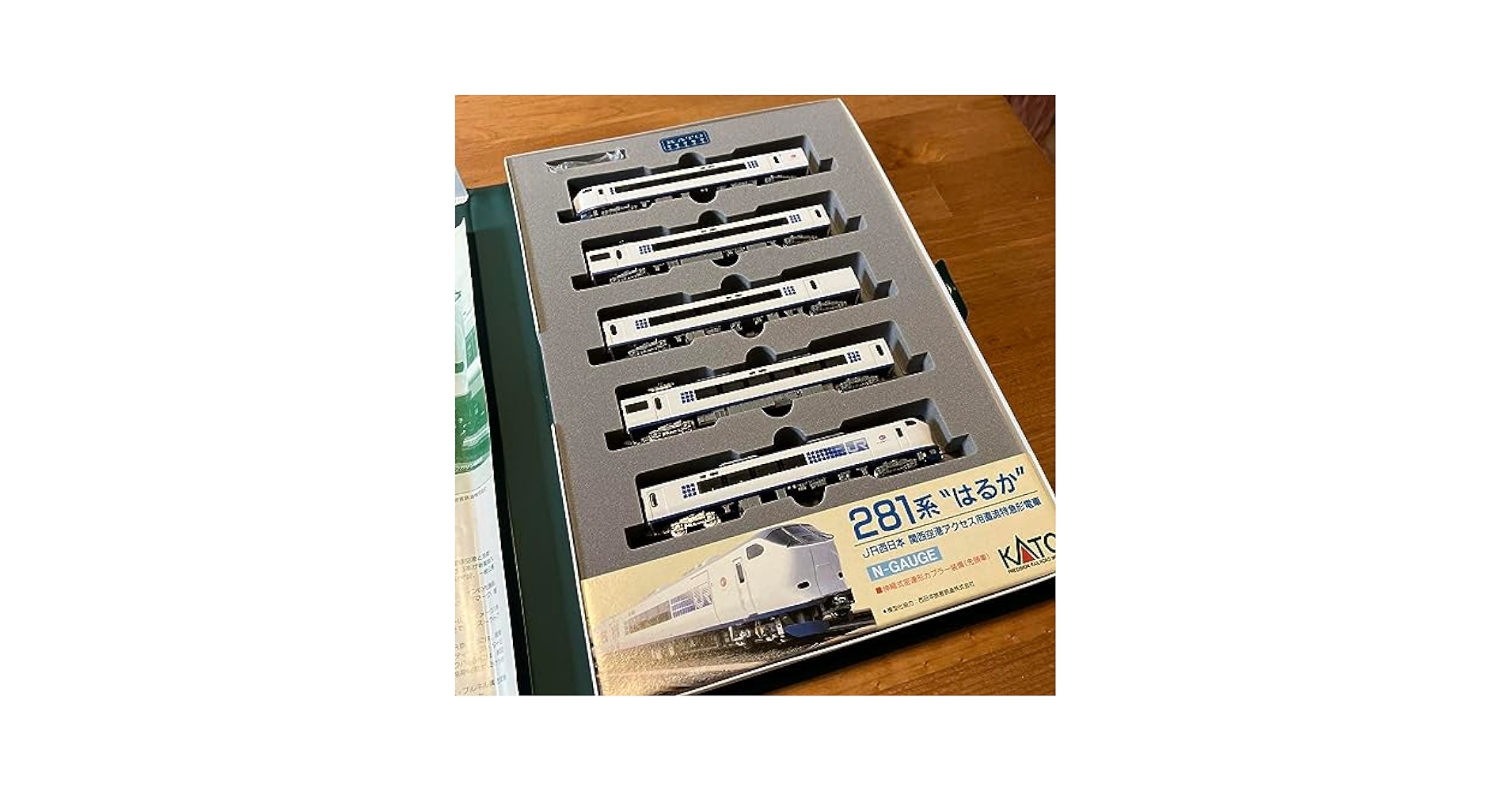10-330 281系はるか　5両 281系 はるか 5両セット 入線です。KATO 10-330 | NGaugeJP - N