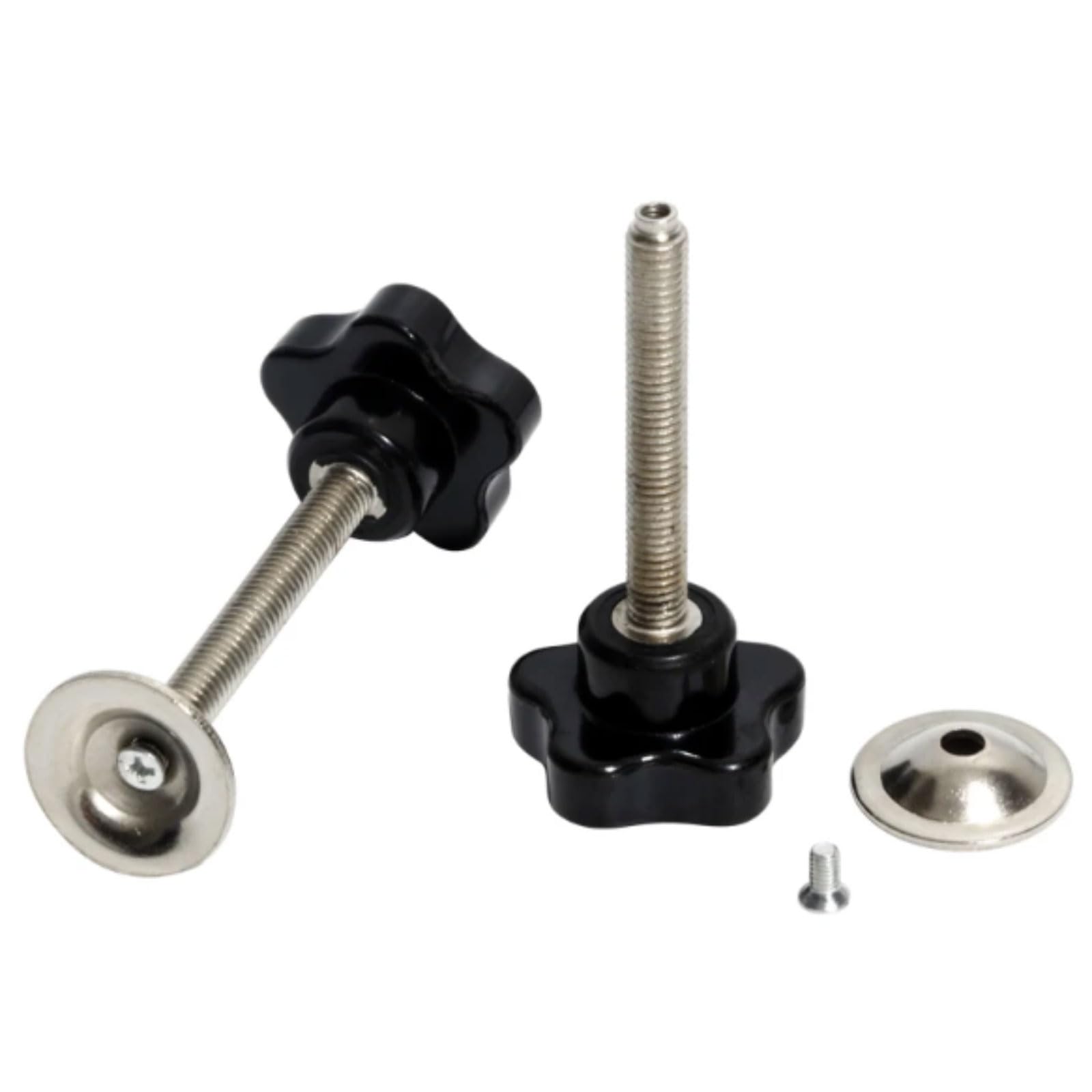 Écrous de verrouillage M8 esmen en bakélite noire avec bouton étoile 40 mm pour serrage manuel