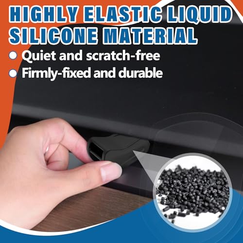 Image of 4-Pack Air Freshener Adapter Compatible with Model 3 /Y | Soft Silicone, No Scratch. Tool-Free Install. Works with Most Clip-On Fresheners.