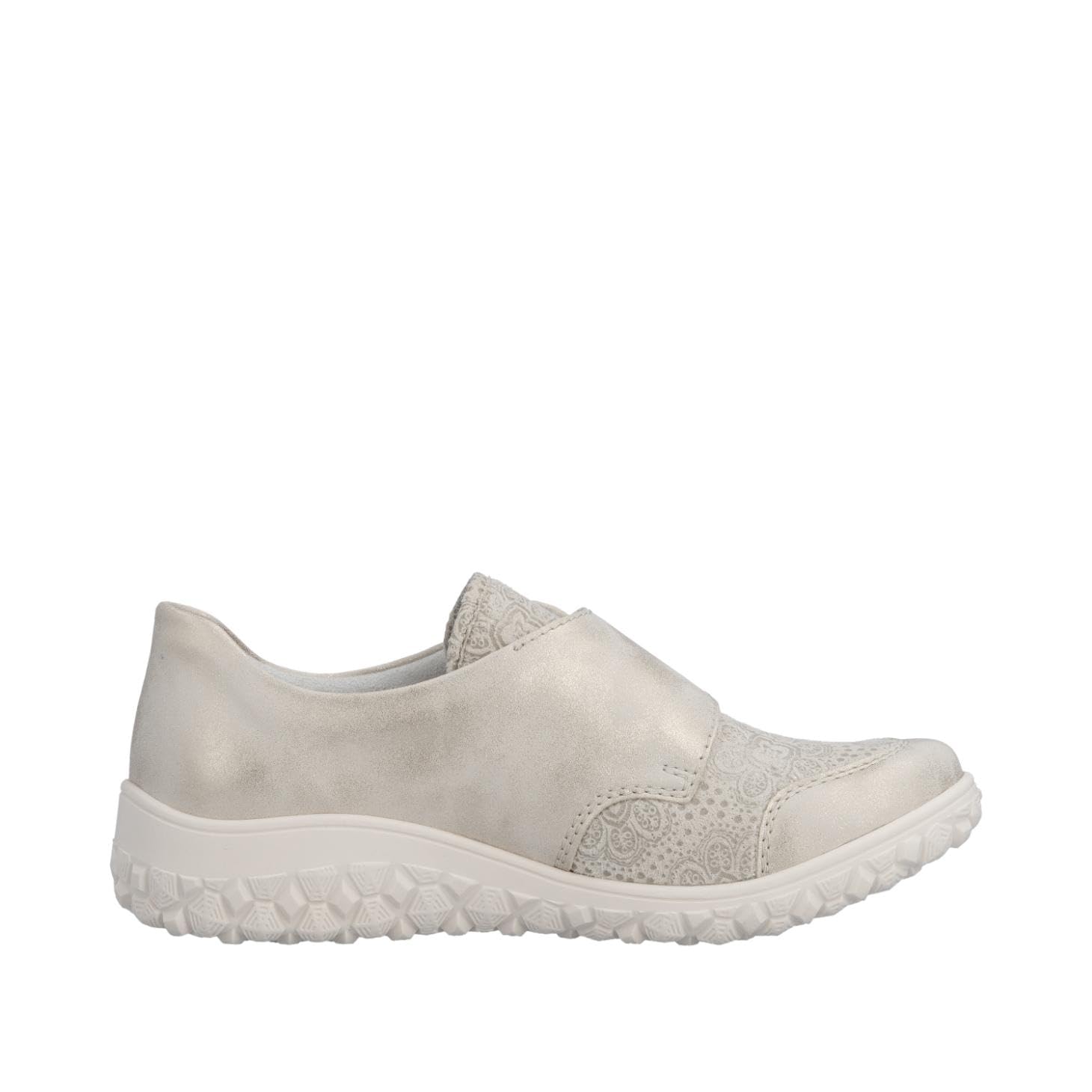 Rieker Halbschuhe Klett Weite H Gold