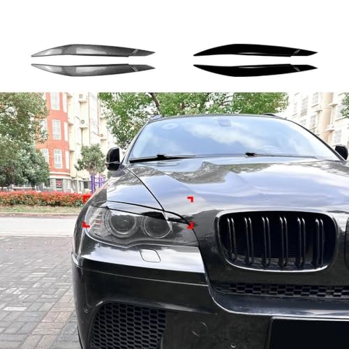 Feu arrière pour BMW X6 E71 2008-2014 coque extérieure ABS noir - 2