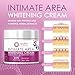 ACTIVSCIENCE Whitening Cream for Face, Sensitive & Intimate Areas - Skin Lightener Whitening for Sensitive Spots, Private Areas Parts, Underarm Armpit, Dark Spots - All Skin Types 2fl oz
