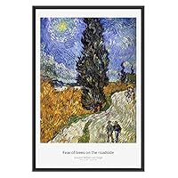 SIGNWIN Framed Canvas Wall Art Twelve Sunflowers by Vincent Van Gogh Canvas Prints Home Artwork Decoration for Living Room,Bedroom - 16