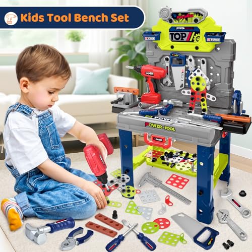132-Piece Kids Tool Bench Set