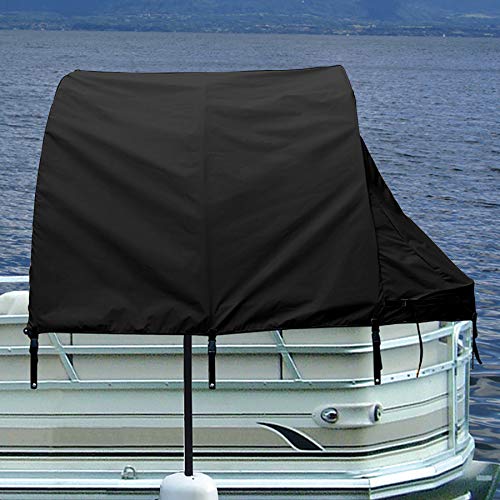 Pontoon Easy-Up Enclosure 56' D x 74' T, Black