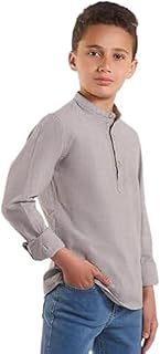 قميص بأكمام طويلة وياقة بأزرار سفلية للأولاد من ناجا هوم