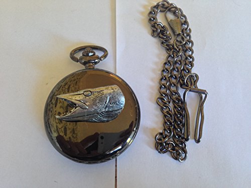 Montre gousset quartz F21 boîtier noir poli robuste contre les rayures