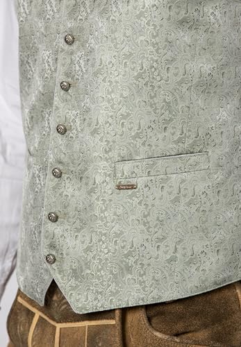 Chaleco tradicional de hombre en color verde talla 58 5