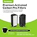 Durabasics 8 Pack Pre-Filters Compatible with Hamilton Beach True Air Filter Replacement for Hamilton Beach True Air Purifier | 8 Hamilton Beach Air Filter Replacements for Hamilton Beach Air Purifier