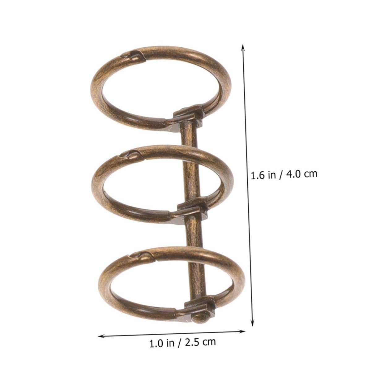Lurrose 50pezzi Metallici Per Raccoglitori Clip Per Documenti e Album Per Scolastico e Resistenti