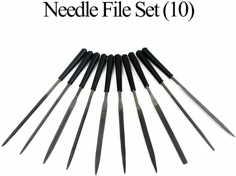 Luthier Needle File Set (10) Guitar Nut Slot Fret Dressing Files Tool