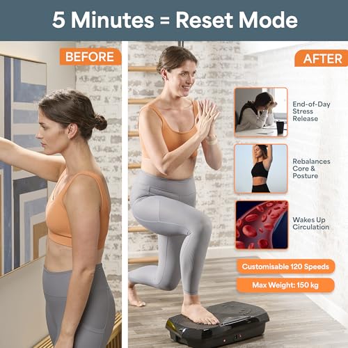 LifePro Hexaplate Acupressure Vibration Plate Exercise Machine, Lymphatic Drainage Fitness Platform for Home, Helps Burn Calories and Relieve Back & Joint Pain - Image 4