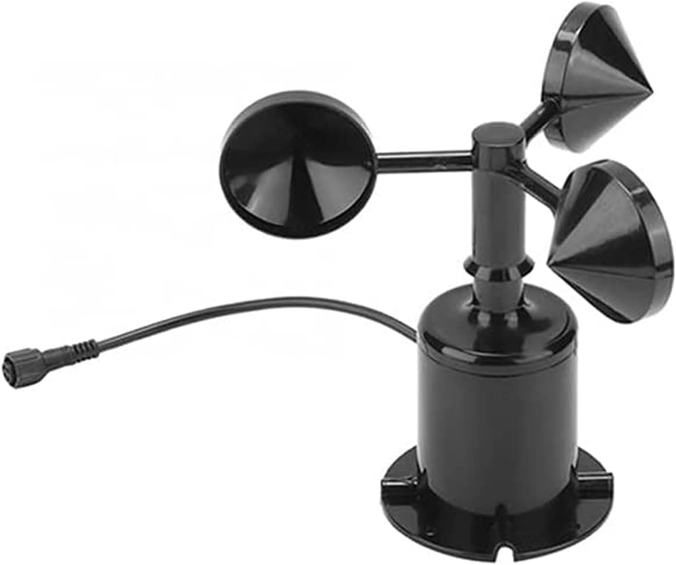 Wind Speed Sensor, Environment Signal Output Pulse Type Three Cups Wind Speed Sensor Anemometer