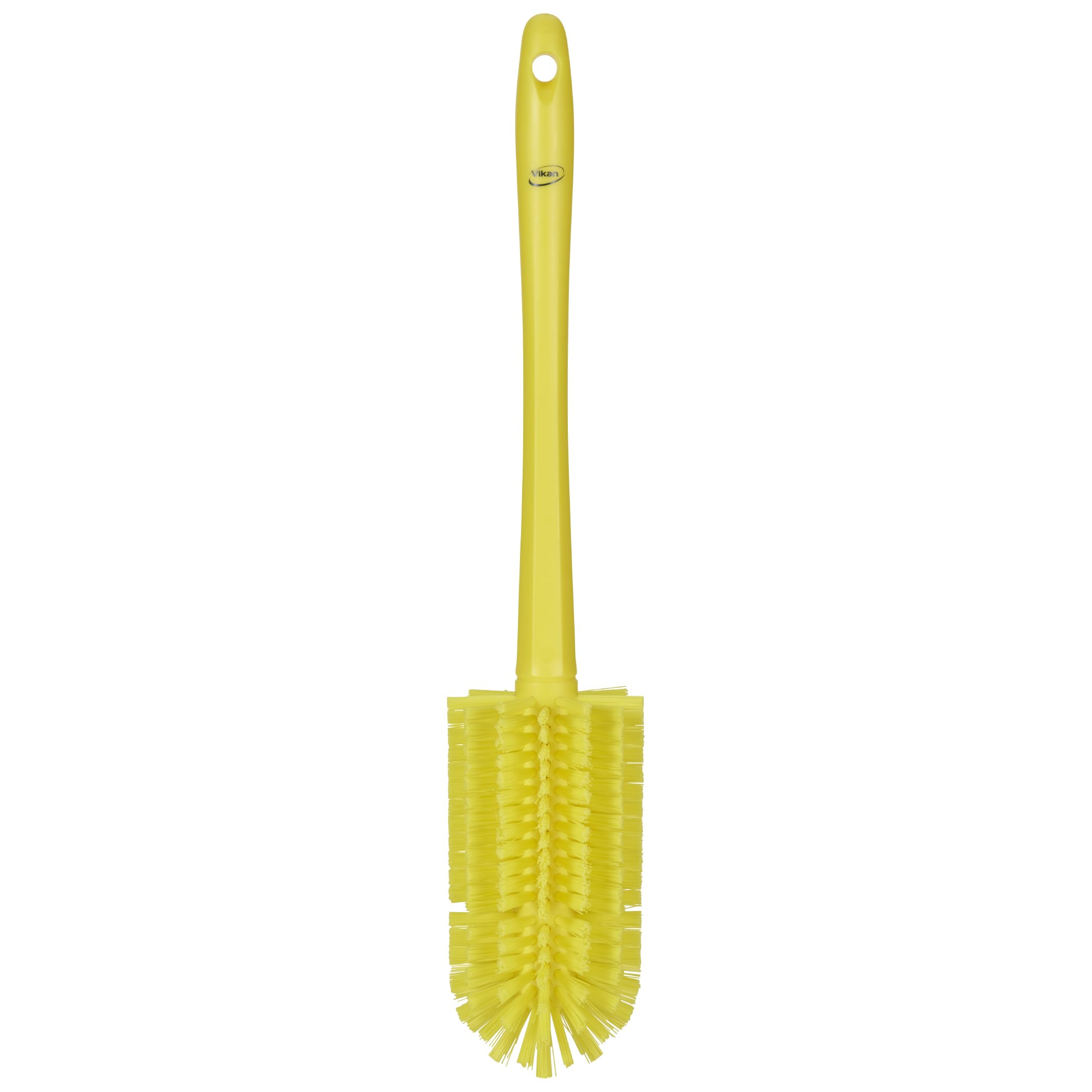 Vikan Brosse, polypropylène, Polyester, Acier Inoxydable, Jaune