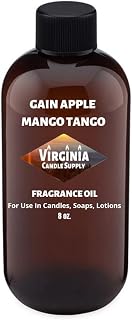 Gainy Apple Mango Type Fragrance Oil (Our Version of The Brand Name) (8 oz Bottle) for Candle Making, Soap Making, Tart Making, Room Sprays, Lotions, Car Fresheners, Slime, Bath Bombs, Warmers……
