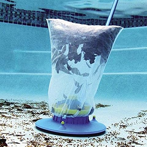 GJXJY Pool Reinigungsset Mit 2 Netzbeuteln - Poolsauger Bodensauger - Tragbar Jet Staubsauger Poolreiniger ZubehöR Vakuum Kopf - Pool Staubsauger Kit FüR Pool Spas Teiche Poolreinigung(Ohne Pol) Cover
