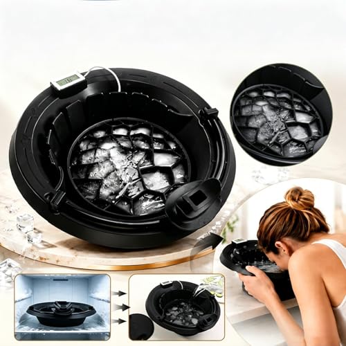 Glace pour le visage réutilisable en silicone pliable pour voyage et maison - 4