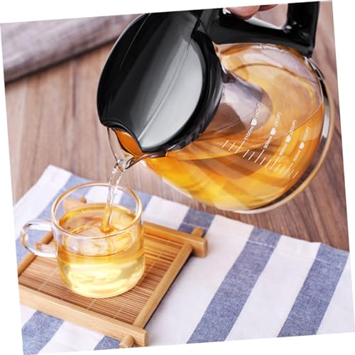 Théière bouilloire en verre Cabilock résistant à la chaleur pour thé parfait