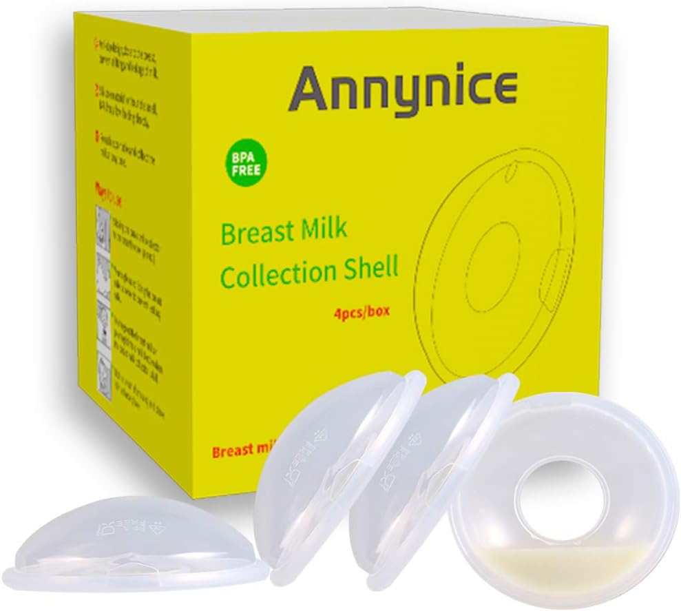 Breast Shells,Nursing Cups,Milk Saver,Breastmilk Collector - 4 Pack,Protect Sore Nipples for Breastfeeding