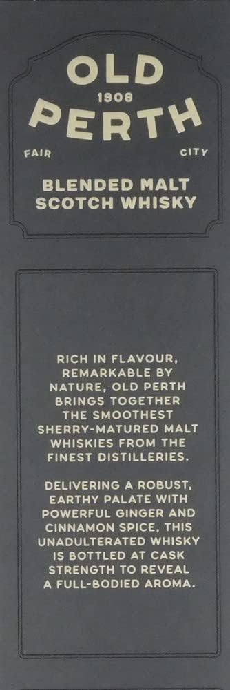 Old Perth Cask Strength Single Malt Whisky 58.6° 70CL