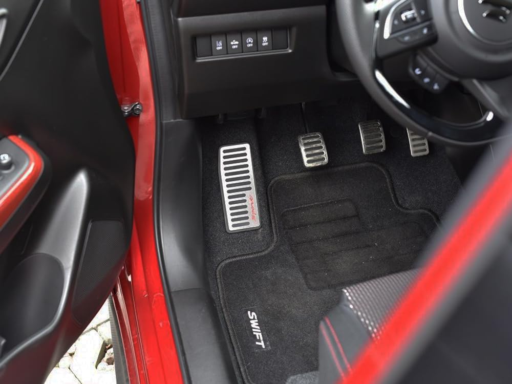 Repose-pied en acier pour 2017-2024 Suzuki.SWIFT Sport | 1 Pièce Inox AZ RZ A2L A GL GLX SHVS AllGrip Hybrid Swift Tuning Accessoires
