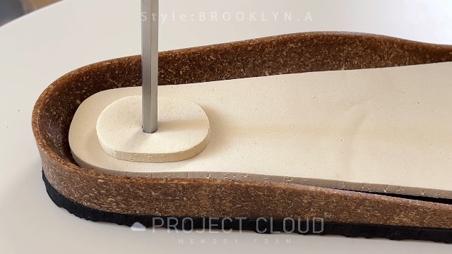 Project Cloud Memory Foam Leather Insole Slip-0n Clog Mule Sandal Mens Size 12 Full Grain Leather Memory Foam Men main image 4