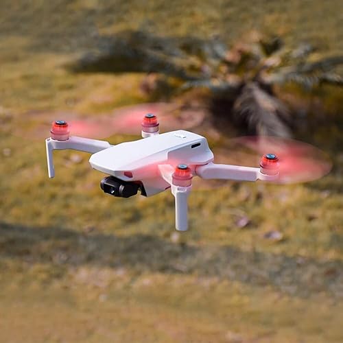 Miniatura 3 de for D-JI Mini 2 Mavic Mini Propeller Quick Release Foldable 3-Blade Props Paddle Replacement Wing Fans Spare Drone Accessory (Color  Red)