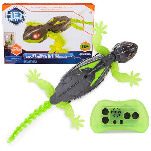 HEX BOTS Wall Crawler Gecko with Official Wall...