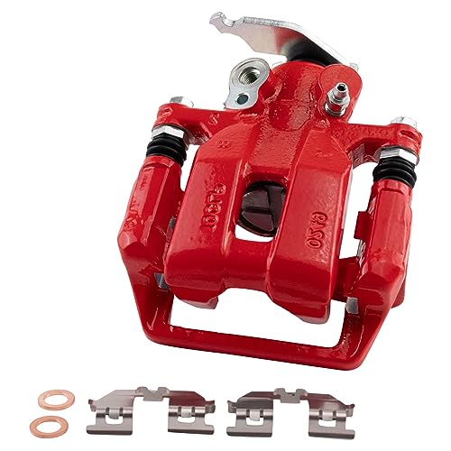 Image of TRQ Performance Front and Rear Brake Caliper Set Caliper Brackets Compatible with 2013-2017 Honda Accord
