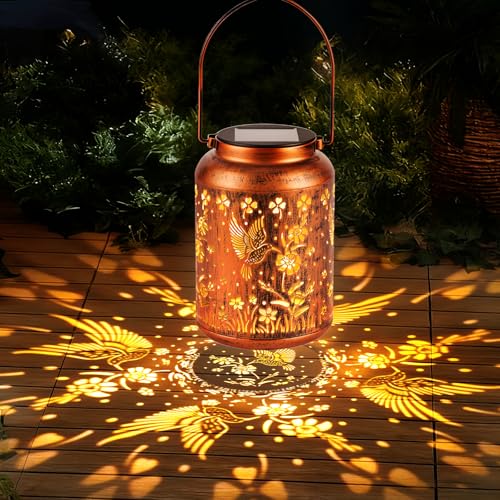 Save 33% on Hummingbird Solar Lanterns for Outdoor Garden Decor