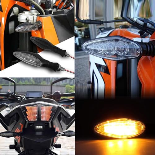 Image of DriveXpert 3 LED Bike Indicator Light Yellow, Waterproof Turn Signal Blinker for Motorcycle, High Brightness Direction Indicator Lamp For Hero Xpulse 200 4V (Pack of 2)