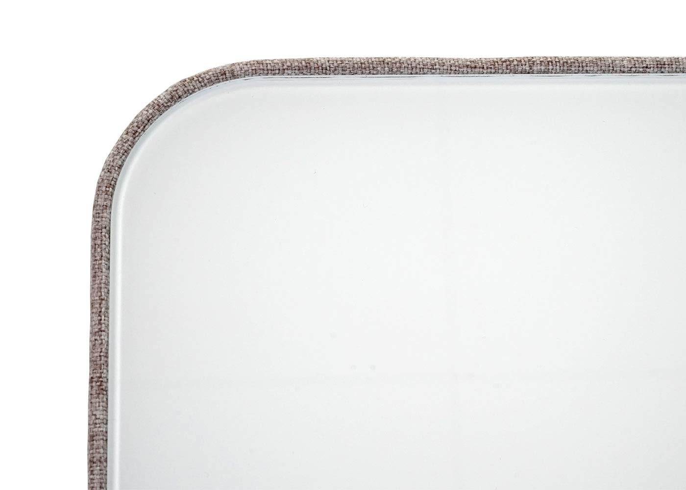 Tisch-Whiteboard HWC-G74, Büro-Sichtschutz Trennwand Schreibtisch Magnettafel Pinnwand, Stoff/Textil - 60x35cm grau